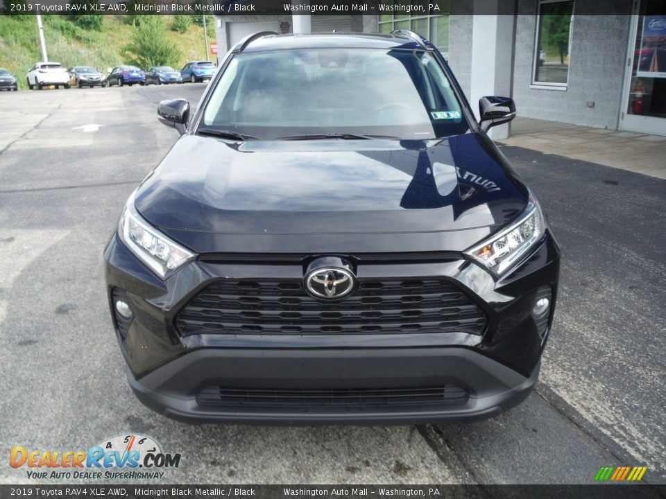 2019 Toyota RAV4 XLE AWD Midnight Black Metallic / Black Photo #5