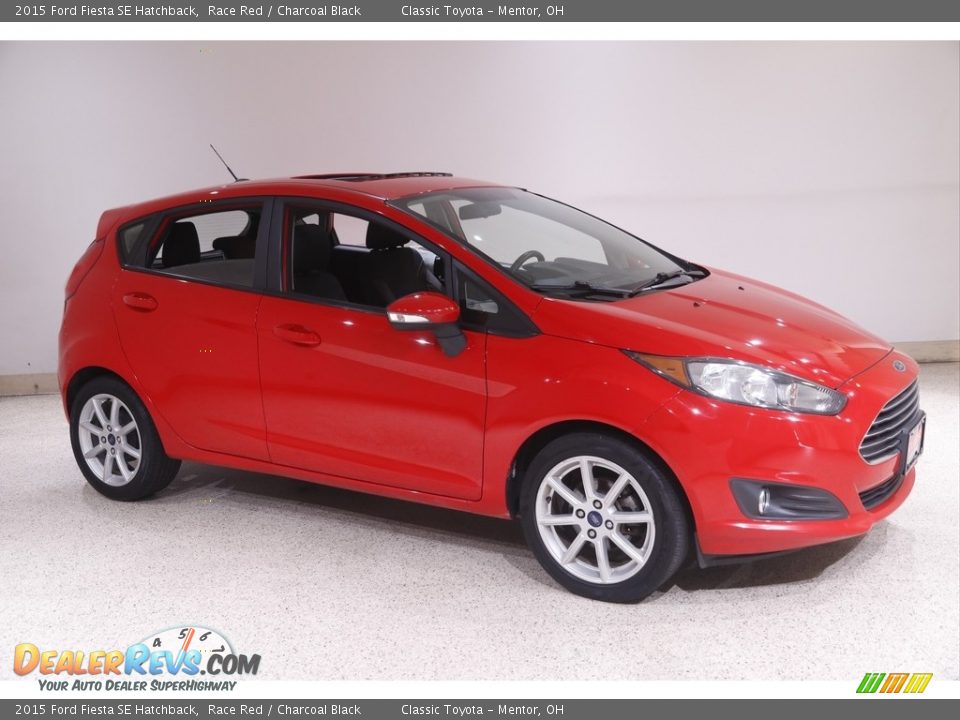 2015 Ford Fiesta SE Hatchback Race Red / Charcoal Black Photo #1