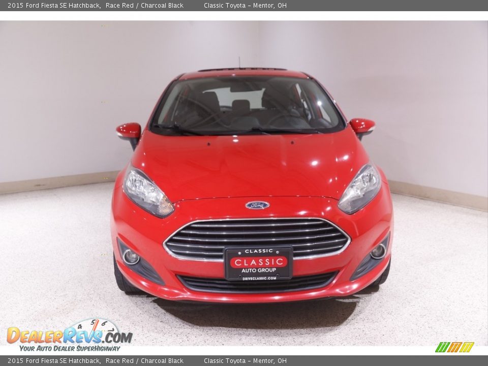 2015 Ford Fiesta SE Hatchback Race Red / Charcoal Black Photo #2