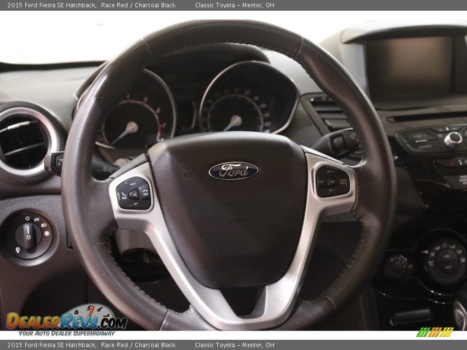 2015 Ford Fiesta SE Hatchback Race Red / Charcoal Black Photo #7