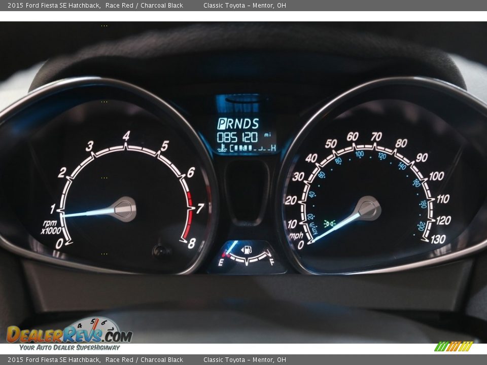 2015 Ford Fiesta SE Hatchback Race Red / Charcoal Black Photo #8
