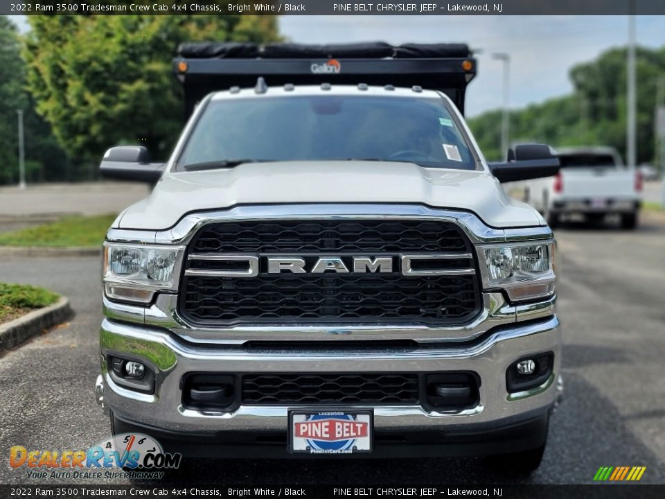 2022 Ram 3500 Tradesman Crew Cab 4x4 Chassis Bright White / Black Photo #2