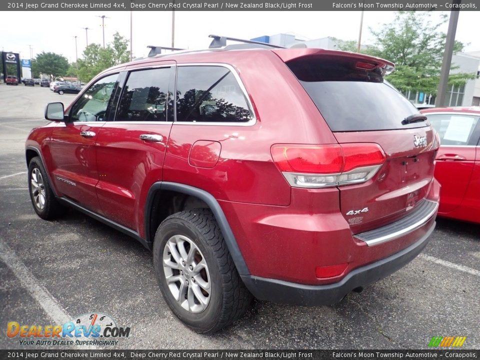 2014 Jeep Grand Cherokee Limited 4x4 Deep Cherry Red Crystal Pearl / New Zealand Black/Light Frost Photo #2