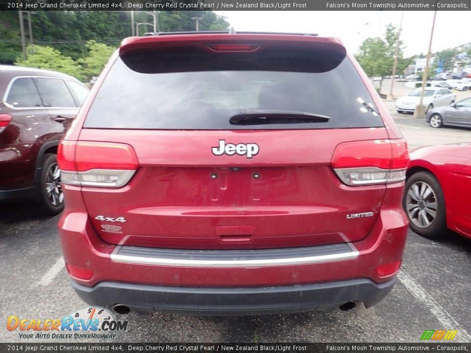 2014 Jeep Grand Cherokee Limited 4x4 Deep Cherry Red Crystal Pearl / New Zealand Black/Light Frost Photo #3