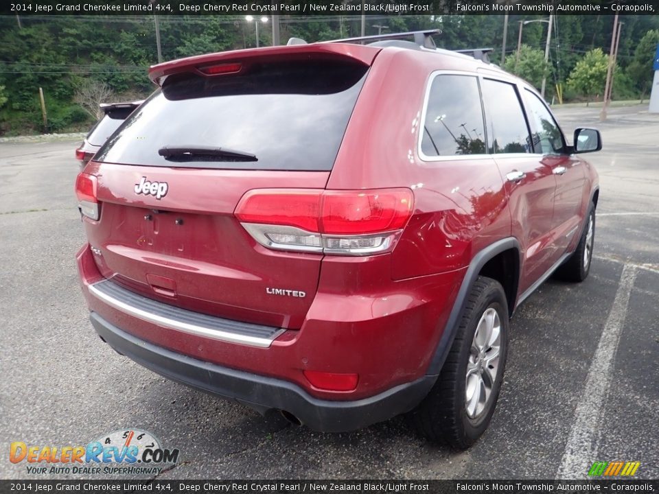 2014 Jeep Grand Cherokee Limited 4x4 Deep Cherry Red Crystal Pearl / New Zealand Black/Light Frost Photo #4