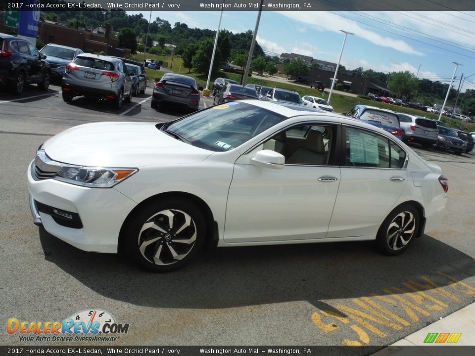 2017 Honda Accord EX-L Sedan White Orchid Pearl / Ivory Photo #6