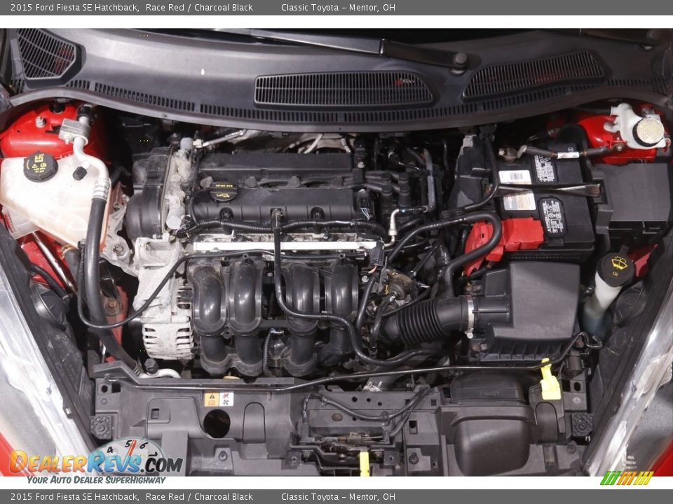 2015 Ford Fiesta SE Hatchback Race Red / Charcoal Black Photo #17