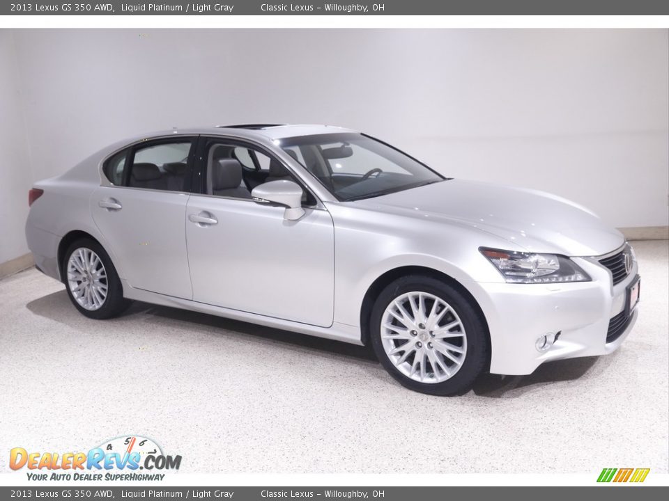 2013 Lexus GS 350 AWD Liquid Platinum / Light Gray Photo #1