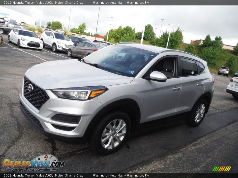 2019 Hyundai Tucson Value AWD Molten Silver / Gray Photo #5