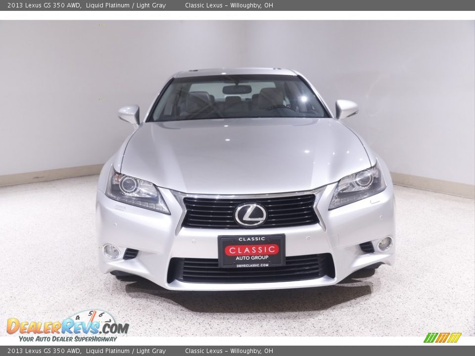 2013 Lexus GS 350 AWD Liquid Platinum / Light Gray Photo #2