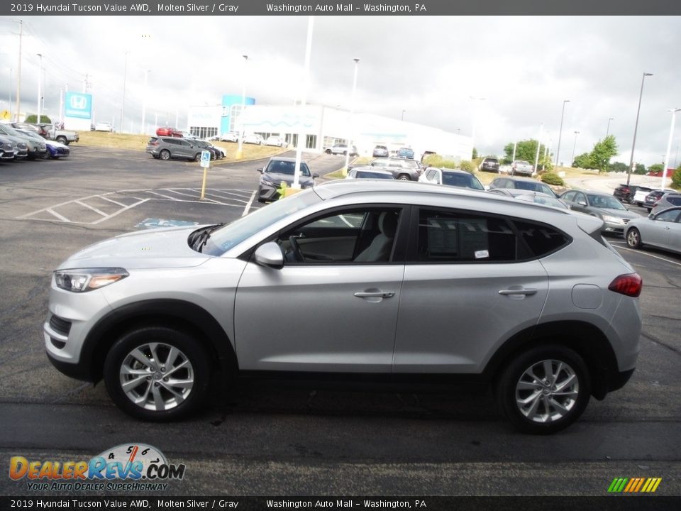 2019 Hyundai Tucson Value AWD Molten Silver / Gray Photo #6