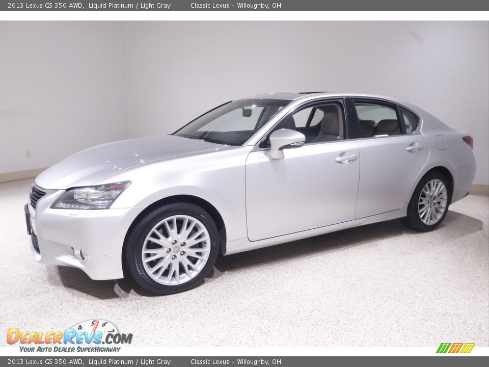 2013 Lexus GS 350 AWD Liquid Platinum / Light Gray Photo #3