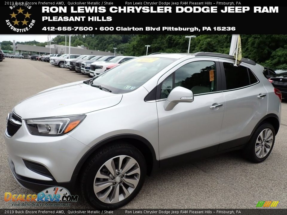 2019 Buick Encore Preferred AWD Quicksilver Metallic / Shale Photo #1