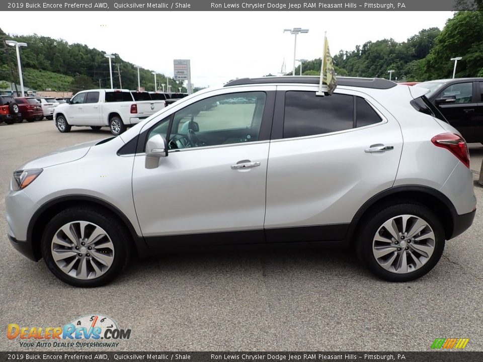 2019 Buick Encore Preferred AWD Quicksilver Metallic / Shale Photo #2