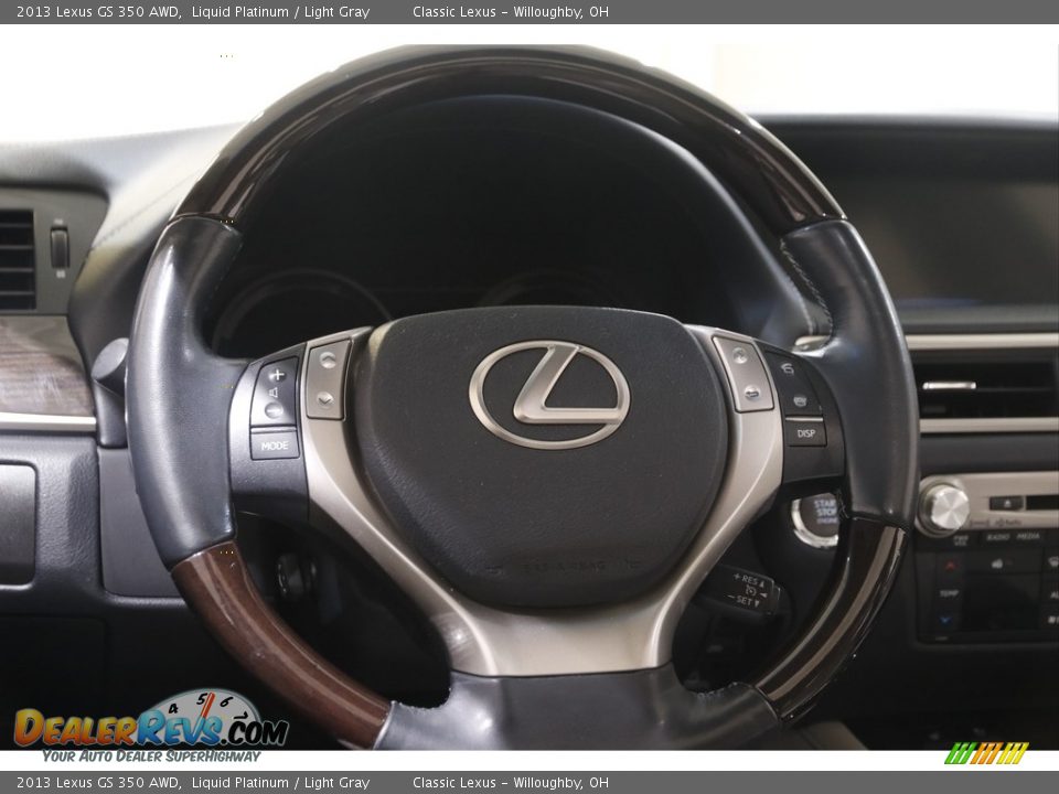 2013 Lexus GS 350 AWD Liquid Platinum / Light Gray Photo #7