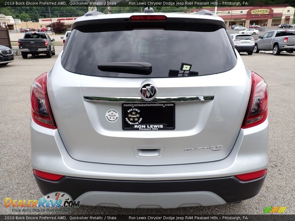 2019 Buick Encore Preferred AWD Quicksilver Metallic / Shale Photo #4