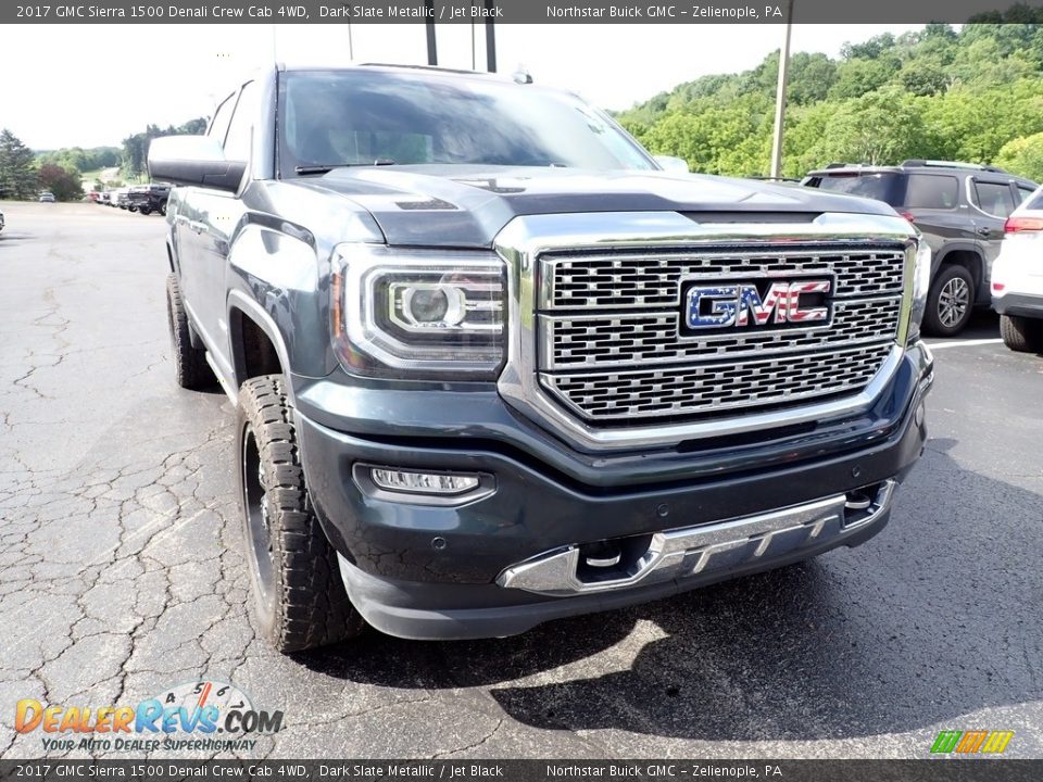 2017 GMC Sierra 1500 Denali Crew Cab 4WD Dark Slate Metallic / Jet Black Photo #11