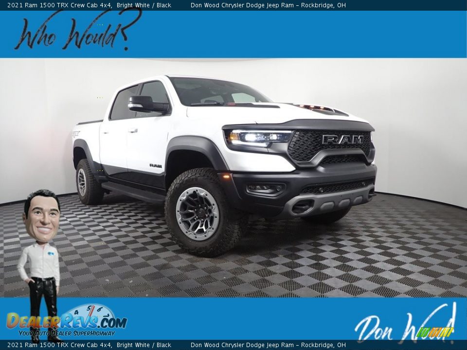 2021 Ram 1500 TRX Crew Cab 4x4 Bright White / Black Photo #1