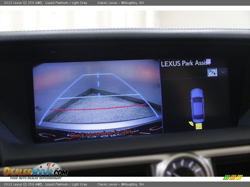 2013 Lexus GS 350 AWD Liquid Platinum / Light Gray Photo #13