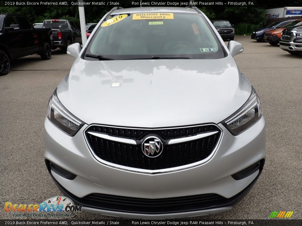 2019 Buick Encore Preferred AWD Quicksilver Metallic / Shale Photo #9