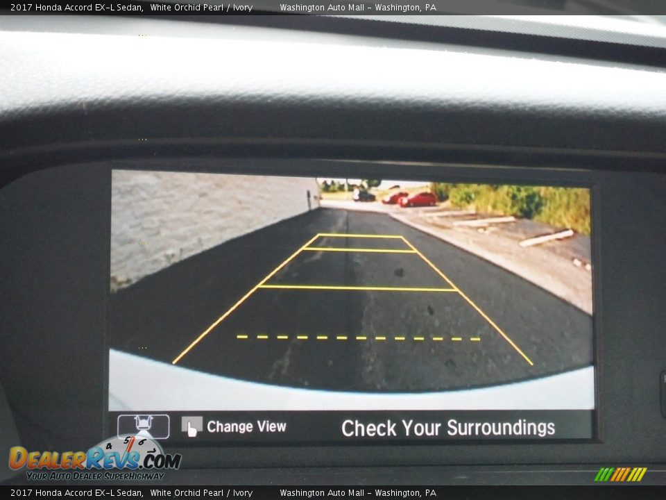 2017 Honda Accord EX-L Sedan White Orchid Pearl / Ivory Photo #22