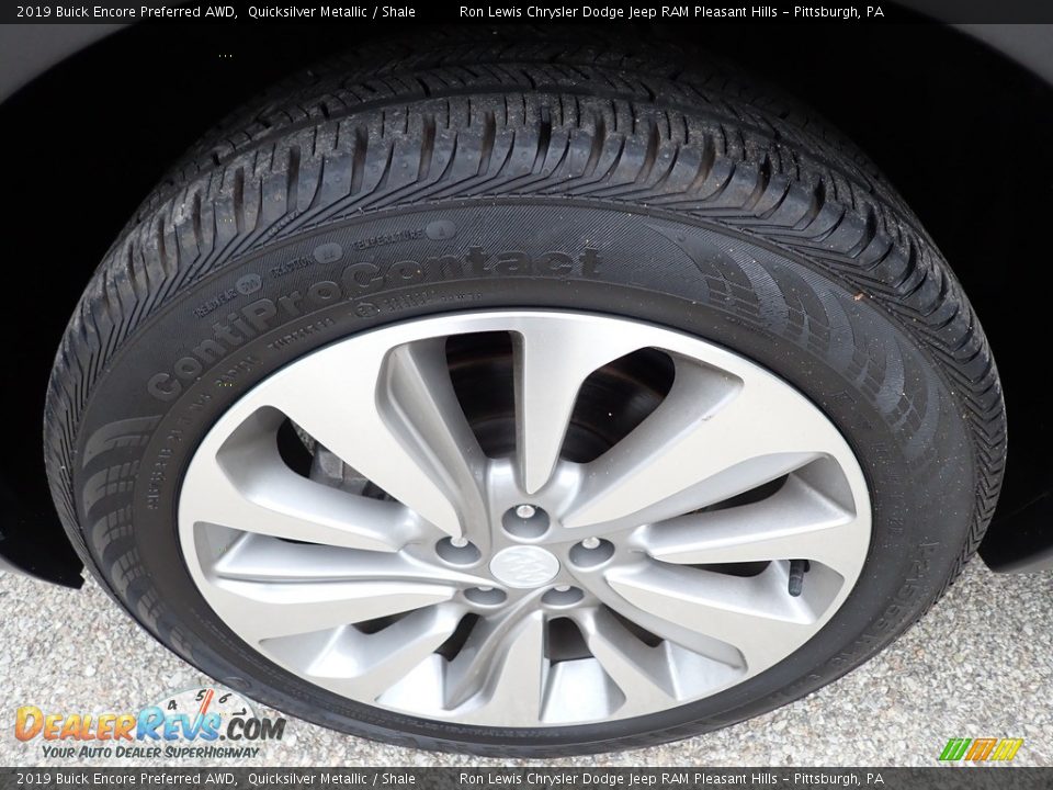 2019 Buick Encore Preferred AWD Quicksilver Metallic / Shale Photo #10