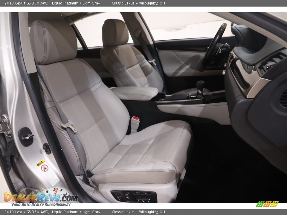 2013 Lexus GS 350 AWD Liquid Platinum / Light Gray Photo #18