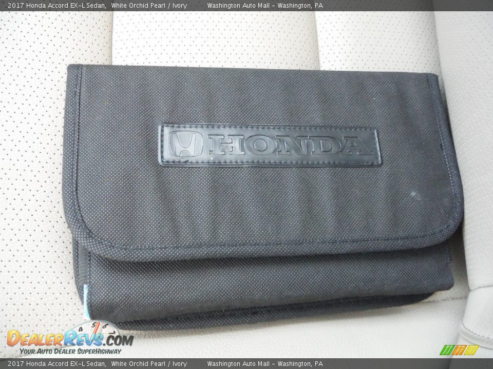 2017 Honda Accord EX-L Sedan White Orchid Pearl / Ivory Photo #27