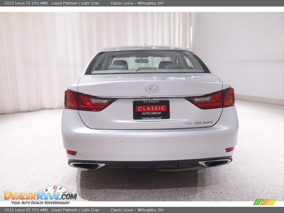 2013 Lexus GS 350 AWD Liquid Platinum / Light Gray Photo #21