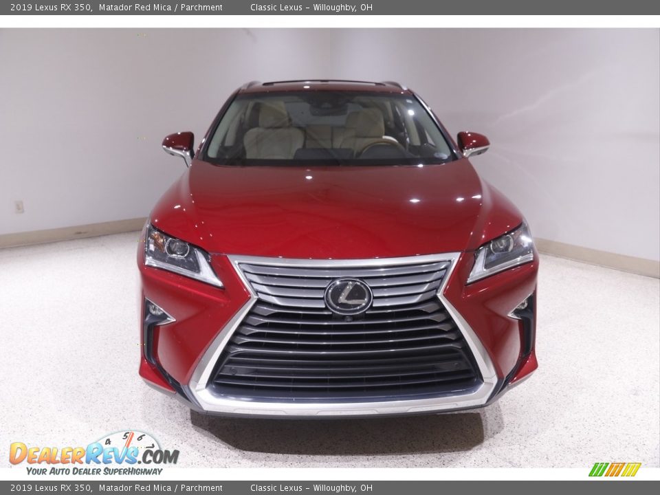 2019 Lexus RX 350 Matador Red Mica / Parchment Photo #2