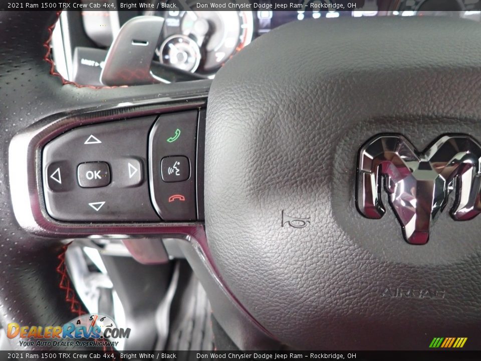 2021 Ram 1500 TRX Crew Cab 4x4 Steering Wheel Photo #21