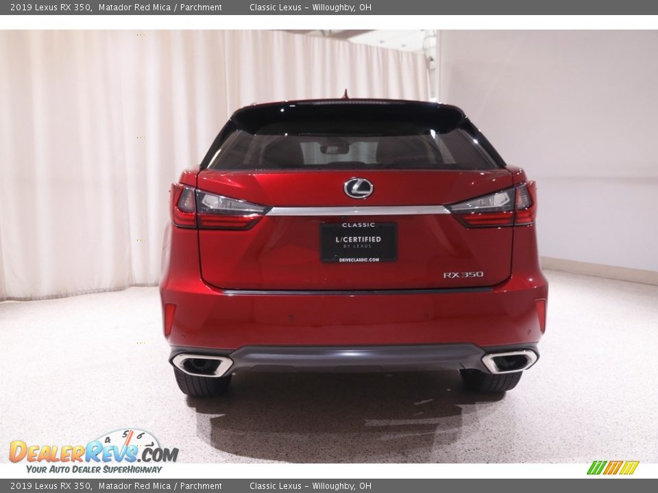 2019 Lexus RX 350 Matador Red Mica / Parchment Photo #22