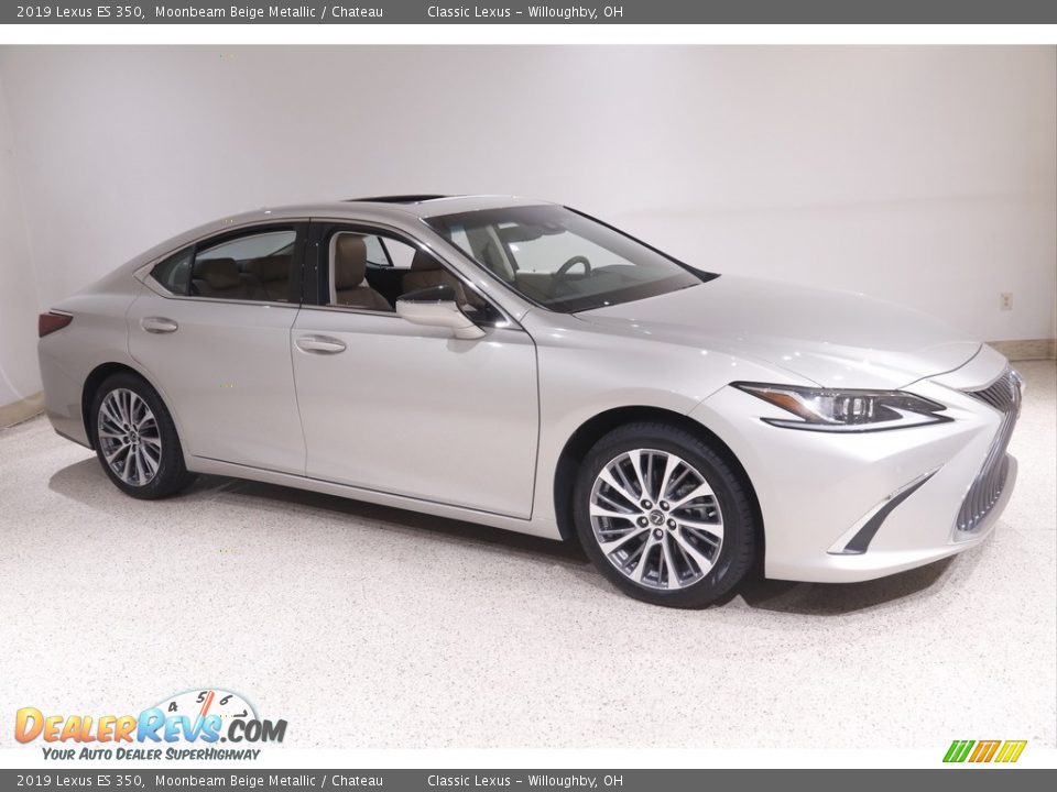 2019 Lexus ES 350 Moonbeam Beige Metallic / Chateau Photo #1