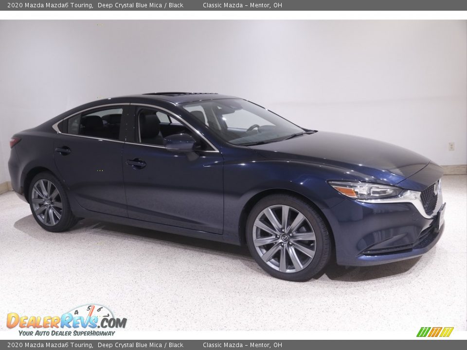 2020 Mazda Mazda6 Touring Deep Crystal Blue Mica / Black Photo #1
