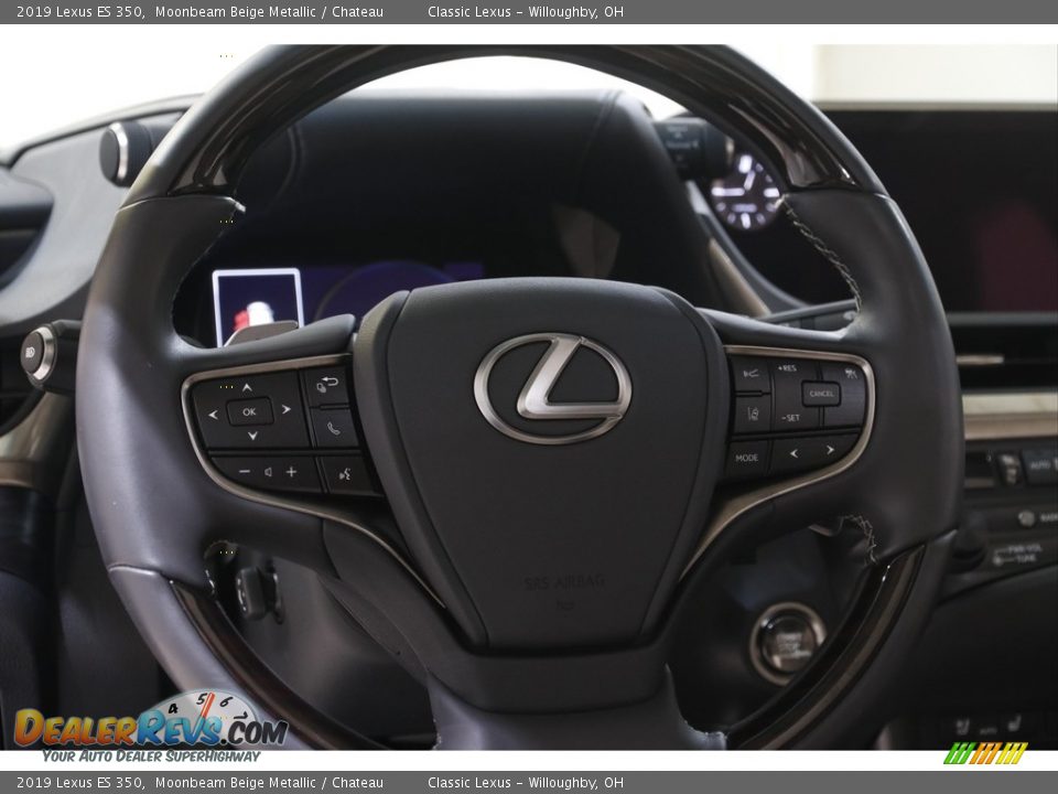 2019 Lexus ES 350 Moonbeam Beige Metallic / Chateau Photo #7