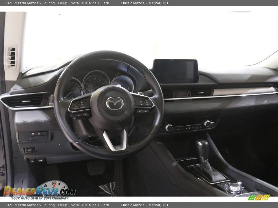 2020 Mazda Mazda6 Touring Deep Crystal Blue Mica / Black Photo #6