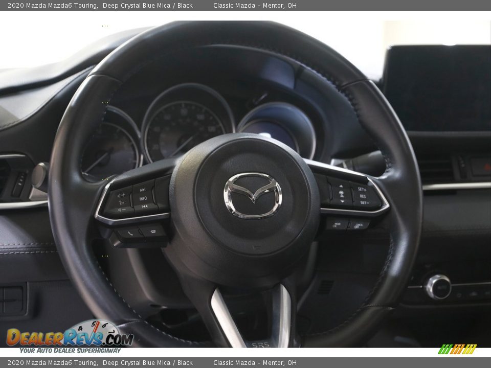 2020 Mazda Mazda6 Touring Deep Crystal Blue Mica / Black Photo #7