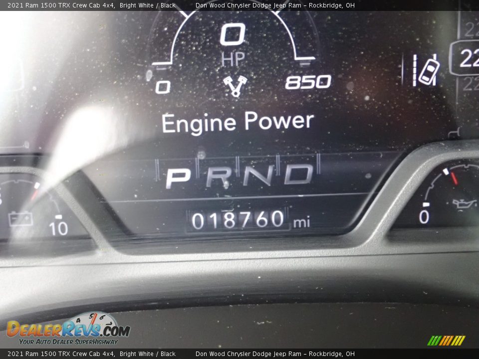 2021 Ram 1500 TRX Crew Cab 4x4 Bright White / Black Photo #36