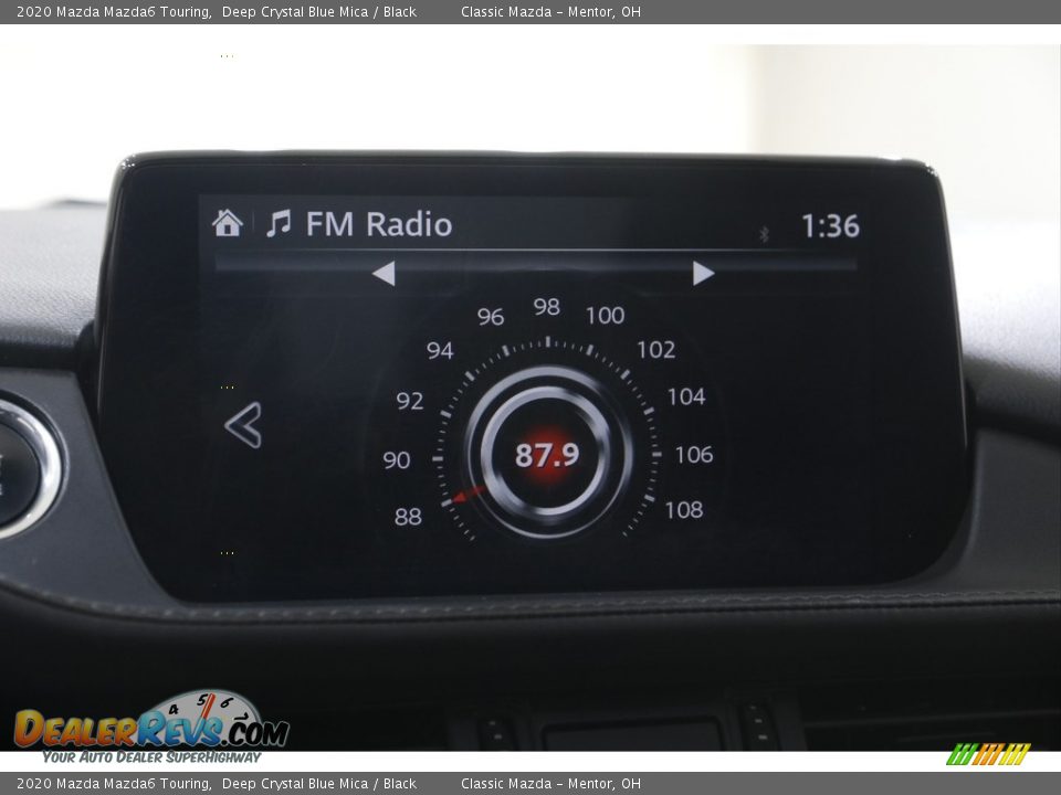 2020 Mazda Mazda6 Touring Deep Crystal Blue Mica / Black Photo #11