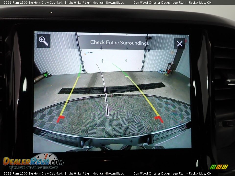 2021 Ram 1500 Big Horn Crew Cab 4x4 Bright White / Light Mountain Brown/Black Photo #4