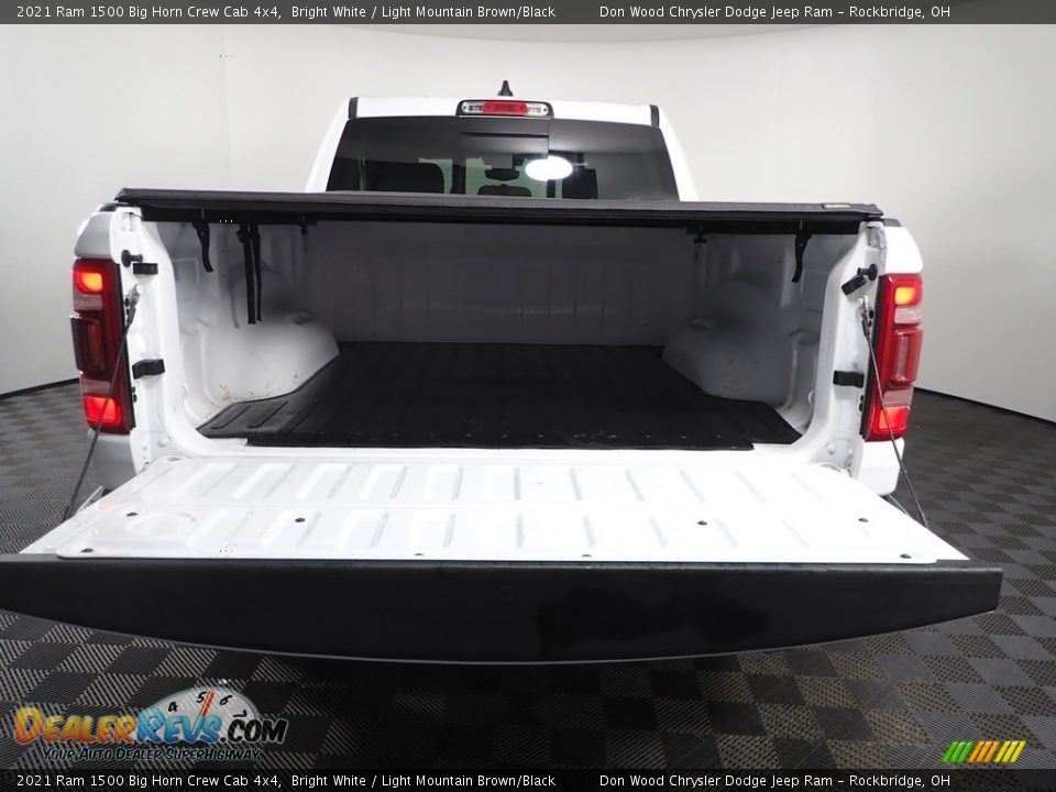 2021 Ram 1500 Big Horn Crew Cab 4x4 Bright White / Light Mountain Brown/Black Photo #11