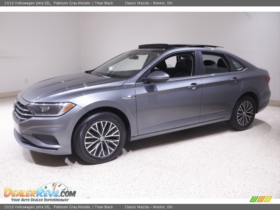 2019 Volkswagen Jetta SEL Platinum Gray Metallic / Titan Black Photo #3