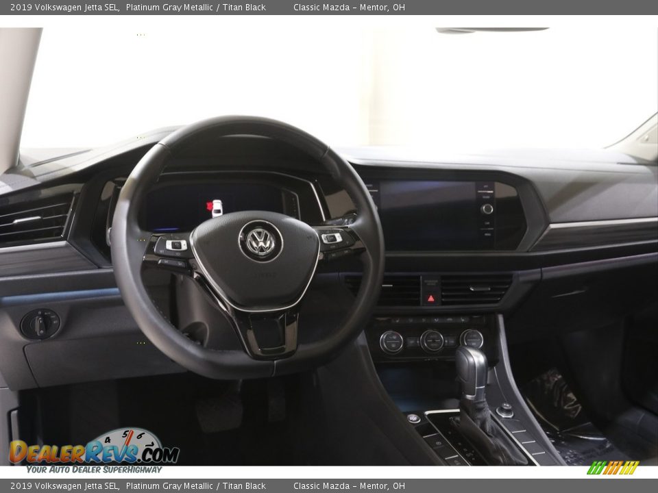 2019 Volkswagen Jetta SEL Platinum Gray Metallic / Titan Black Photo #6