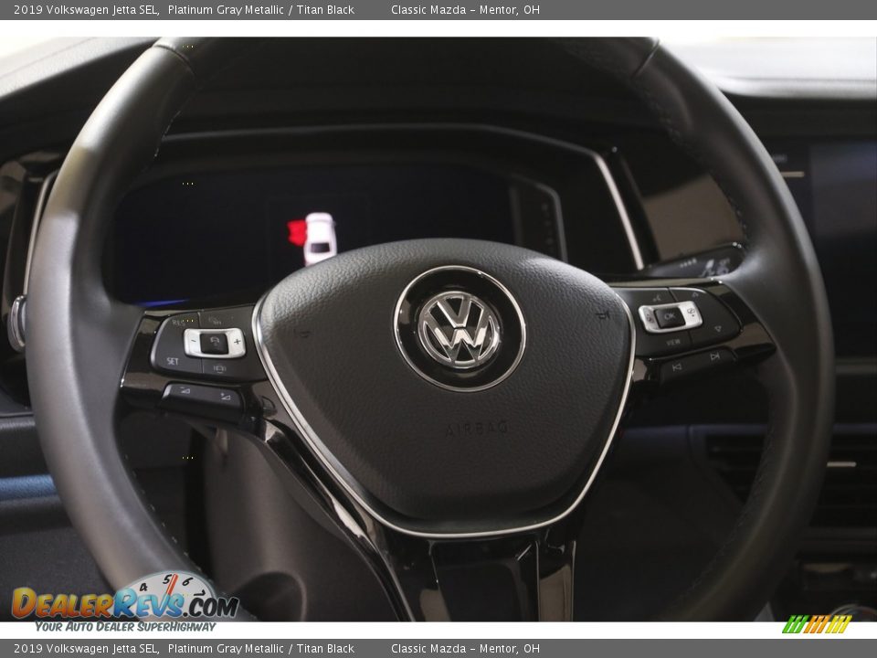 2019 Volkswagen Jetta SEL Platinum Gray Metallic / Titan Black Photo #7