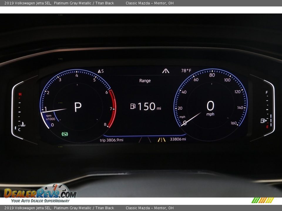 2019 Volkswagen Jetta SEL Platinum Gray Metallic / Titan Black Photo #8