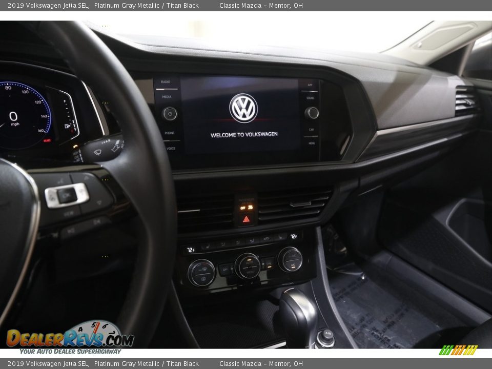 2019 Volkswagen Jetta SEL Platinum Gray Metallic / Titan Black Photo #9