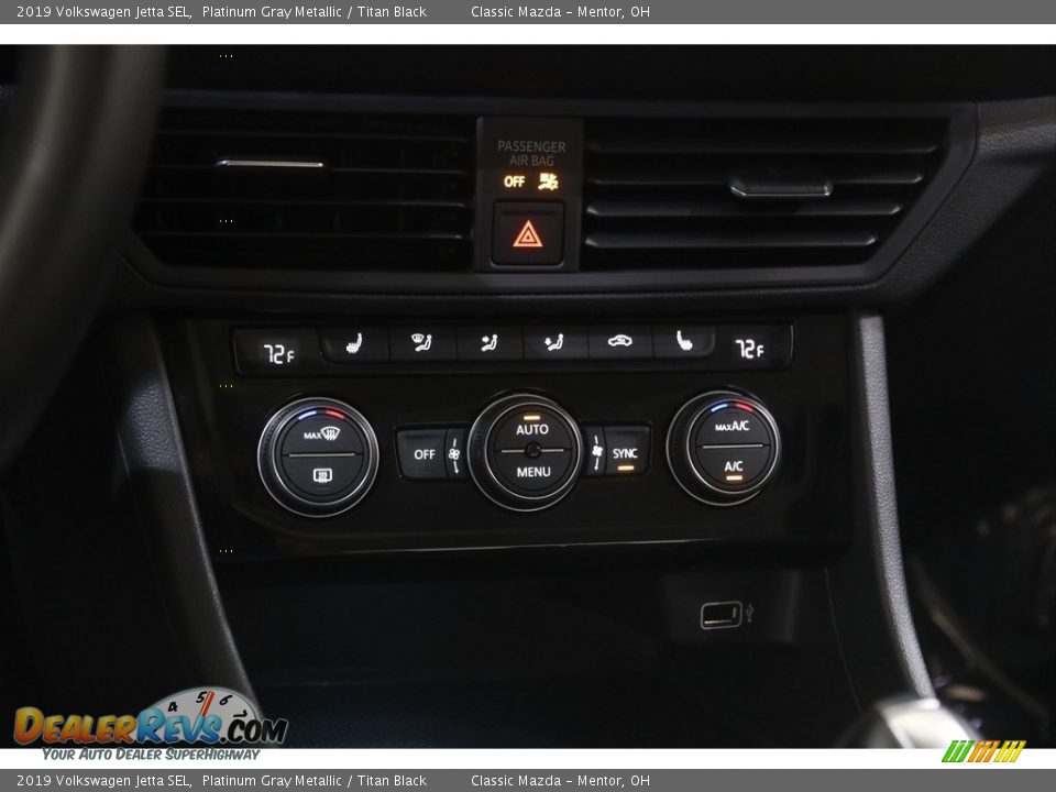 2019 Volkswagen Jetta SEL Platinum Gray Metallic / Titan Black Photo #14