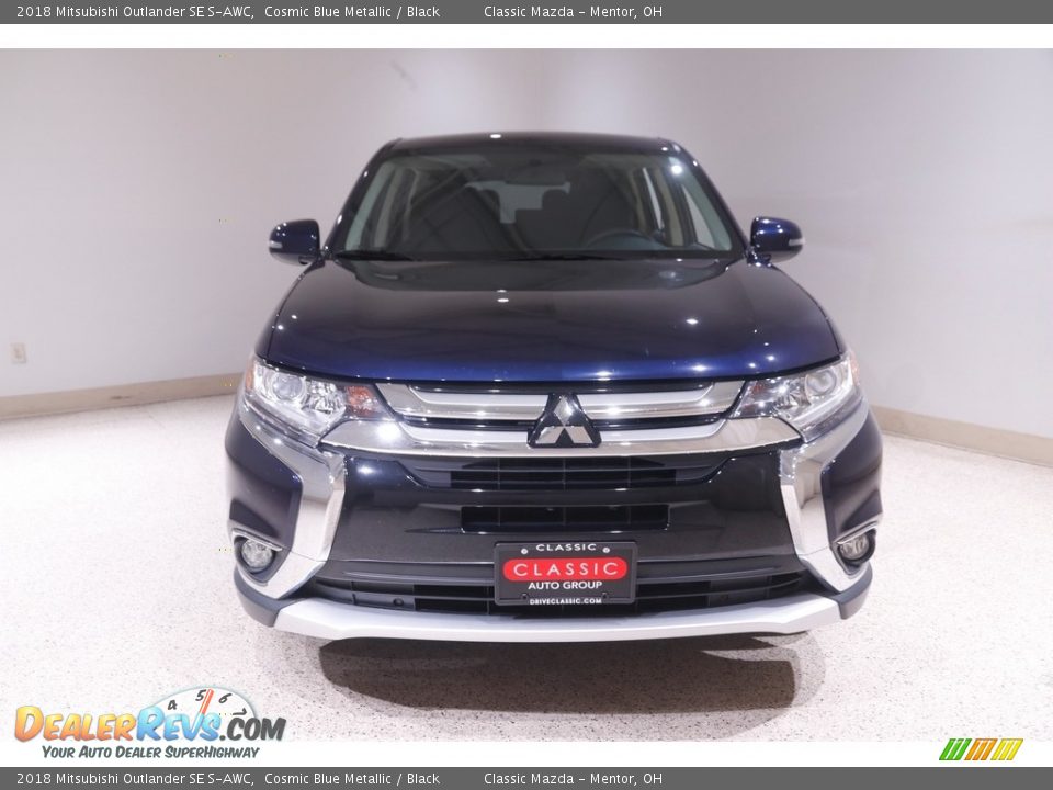 2018 Mitsubishi Outlander SE S-AWC Cosmic Blue Metallic / Black Photo #2