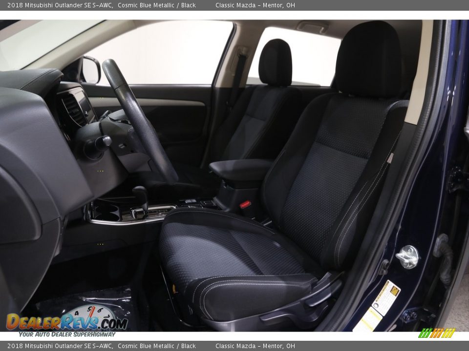 2018 Mitsubishi Outlander SE S-AWC Cosmic Blue Metallic / Black Photo #5