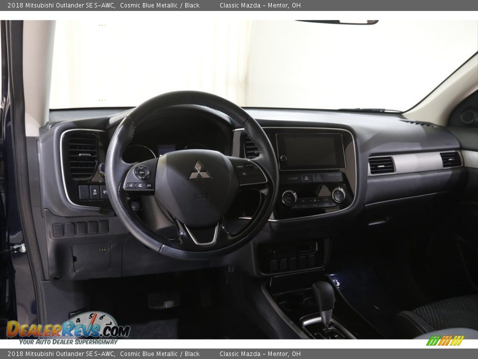 2018 Mitsubishi Outlander SE S-AWC Cosmic Blue Metallic / Black Photo #6